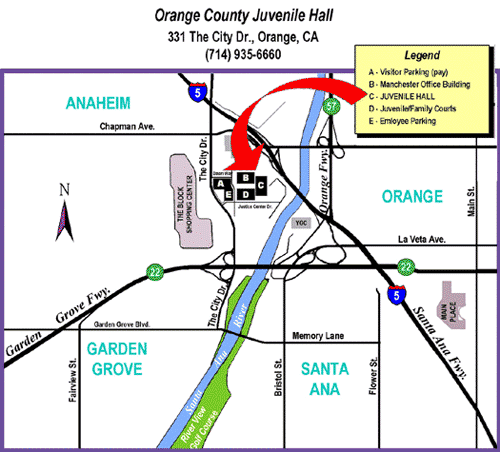 Image of Juvenile Hall Map