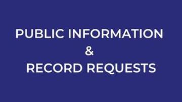 Public Information & Record Requests