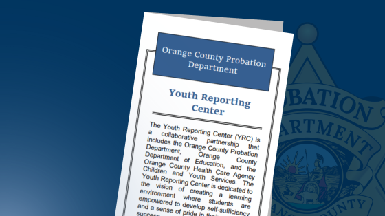 Youth Reporting Center Brochure