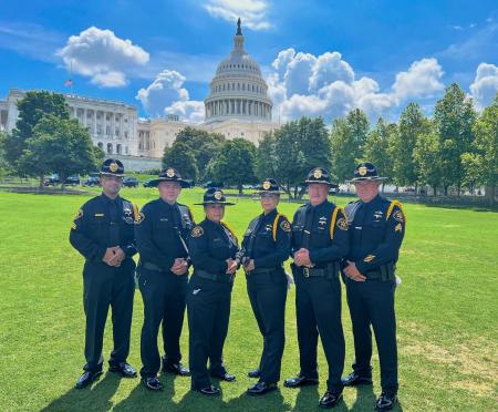 Probation Honor Guard at Washington D.C.